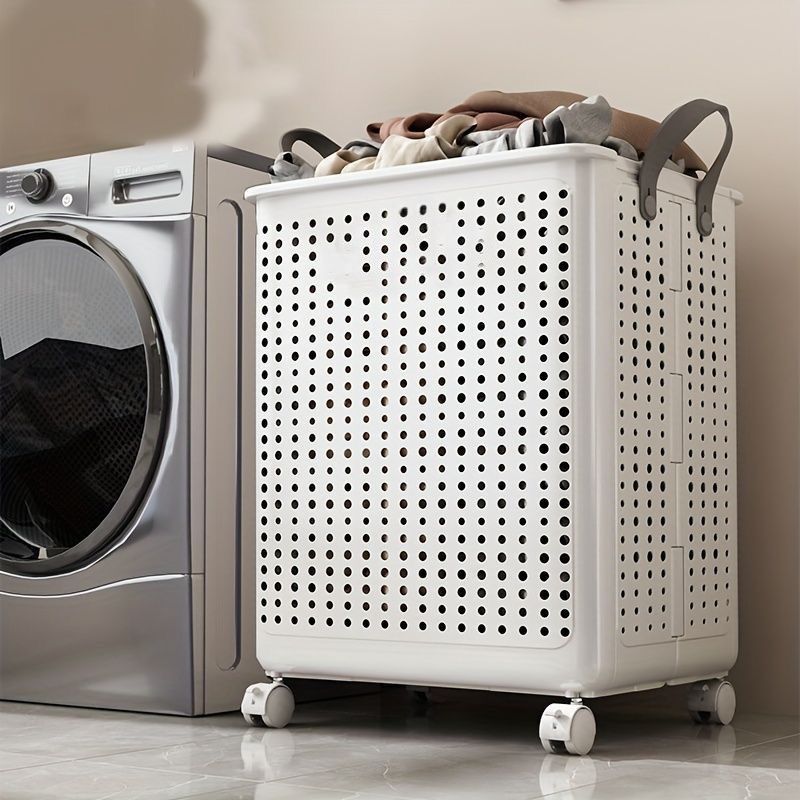 Panier a linge sur roulettes
