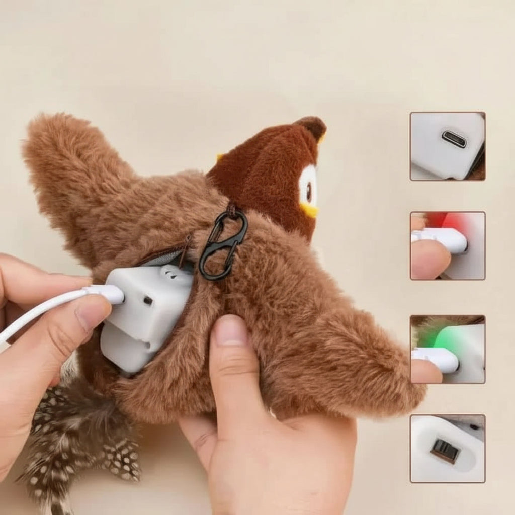 WHISKERFUN | Jouet Interactif Chat avec Activation Automatique | Peluche Élégante et Sûre pour Éveiller les Instincts Naturels de Votre Chat 7