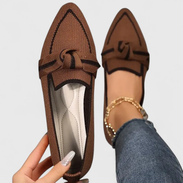 Women's Black Loafers - Chic Orthopedic Comfort Shoes for Everyday Style