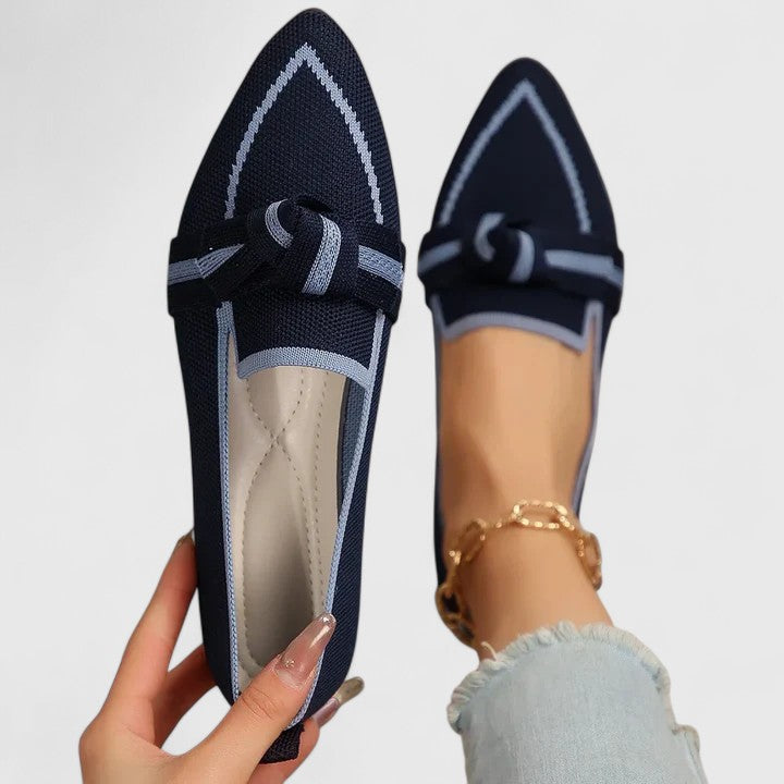 Women's Black Loafers - Chic Orthopedic Comfort Shoes for Everyday Style