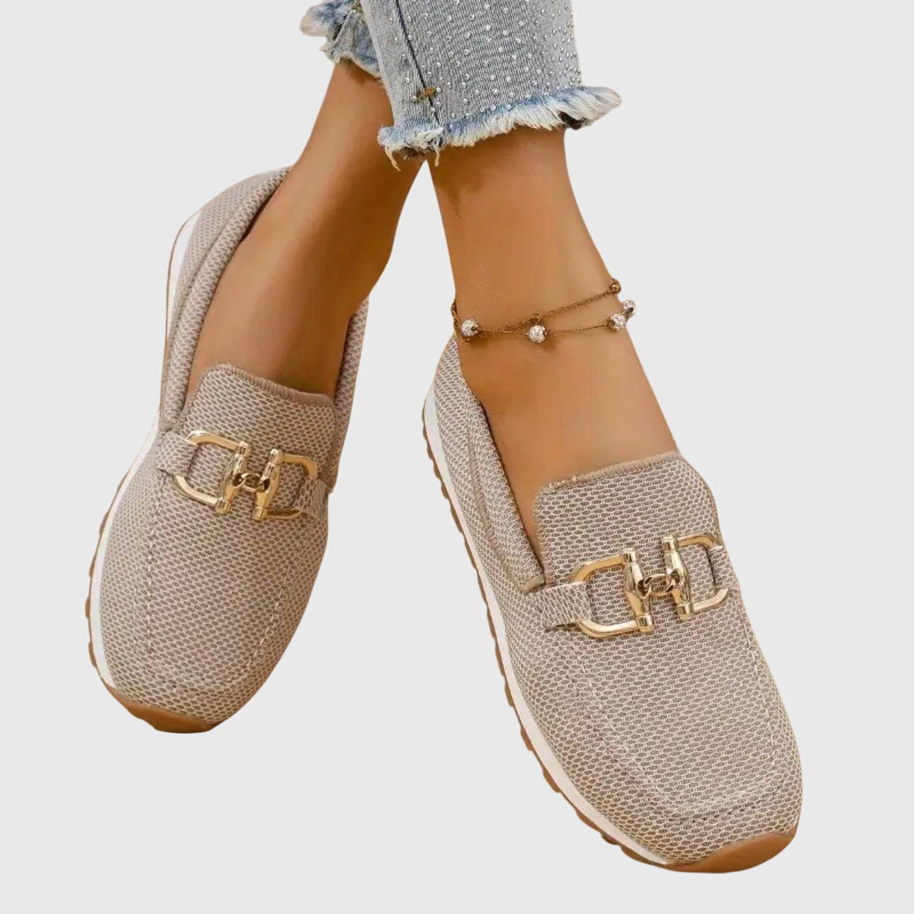 Women's Black Loafers - Stylish Orthopedic Comfort Shoes for Everyday Wear