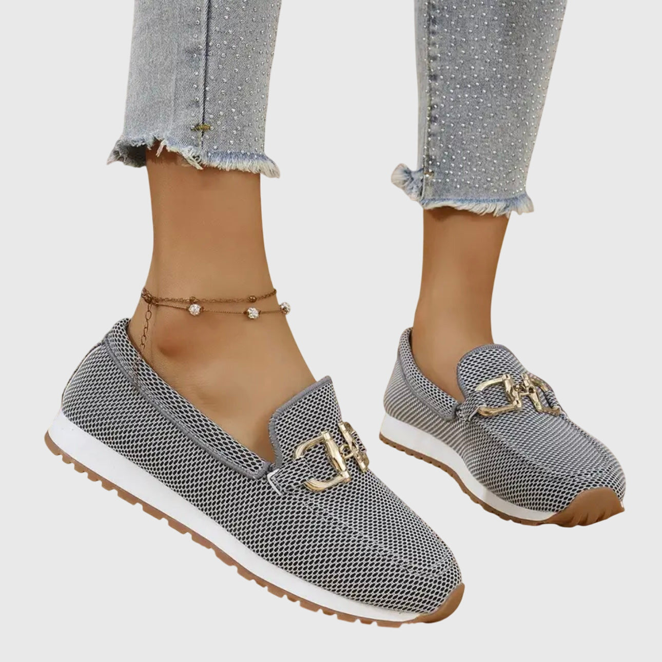 Women's Black Loafers - Stylish Orthopedic Comfort Shoes for Everyday Wear