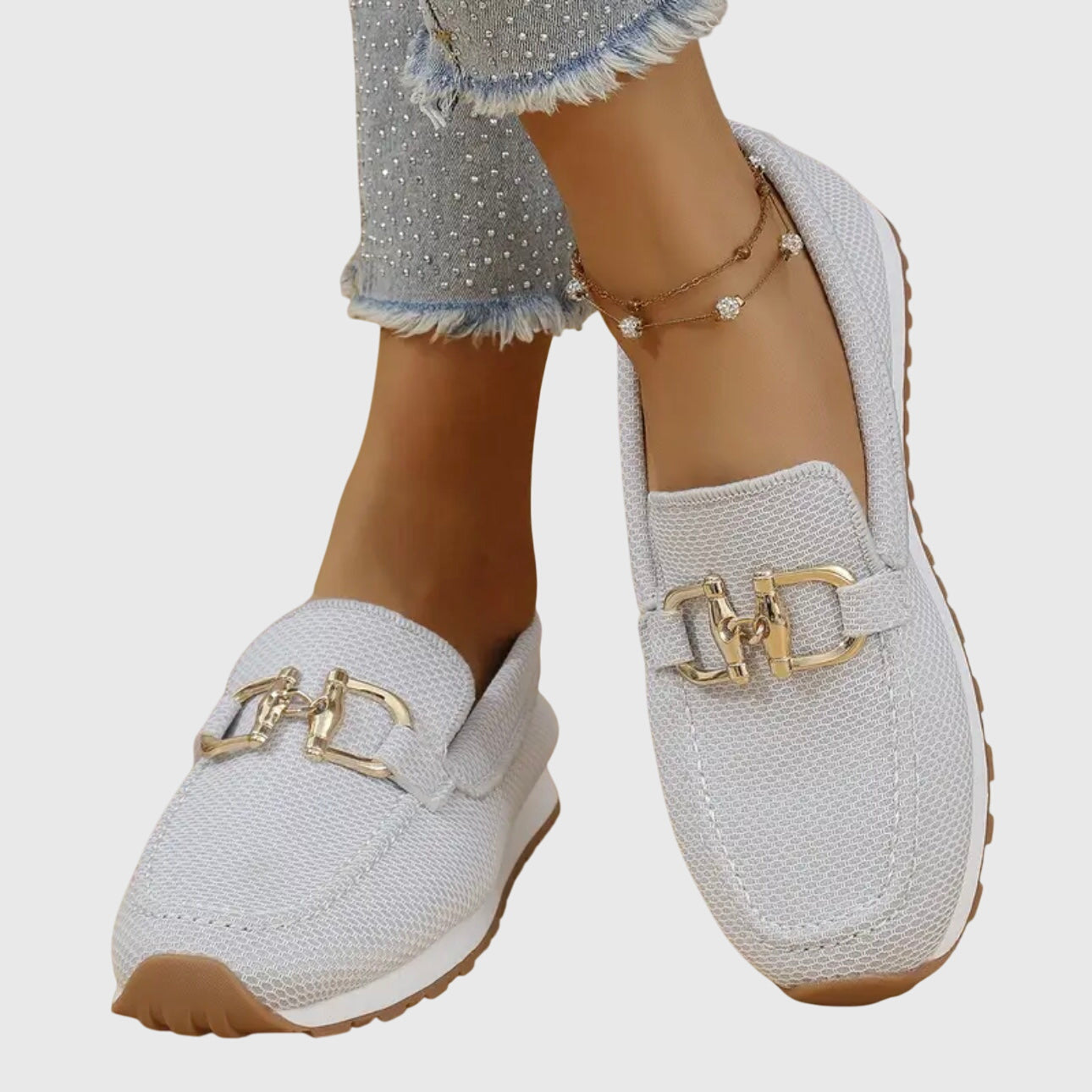Women's Black Loafers - Stylish Orthopedic Comfort Shoes for Everyday Wear