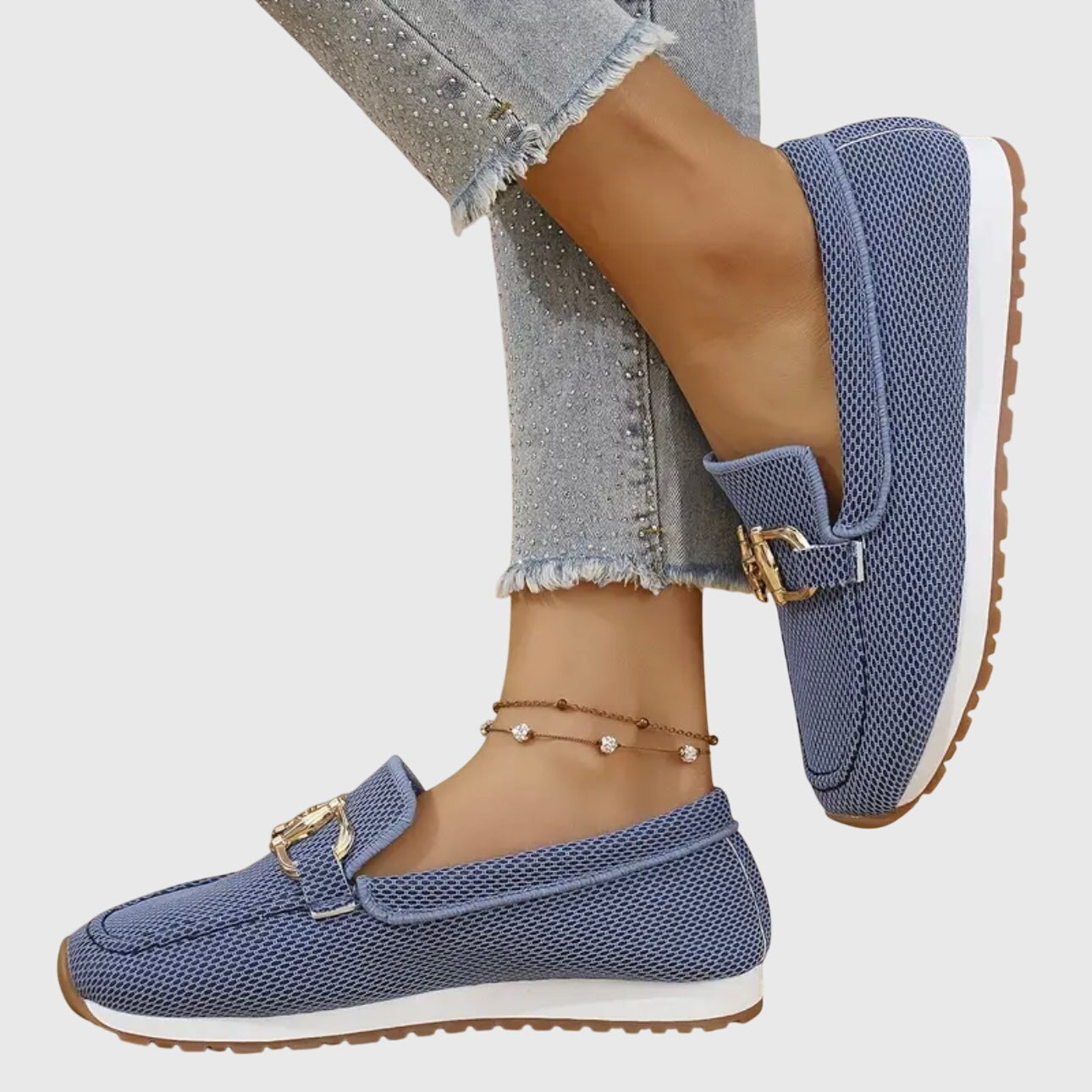 Women's Black Loafers - Stylish Orthopedic Comfort Shoes for Everyday Wear