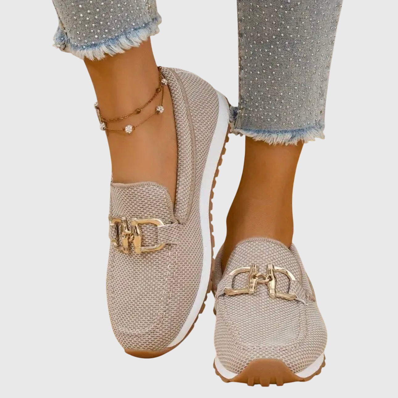 Women's Black Loafers - Stylish Orthopedic Comfort Shoes for Everyday Wear