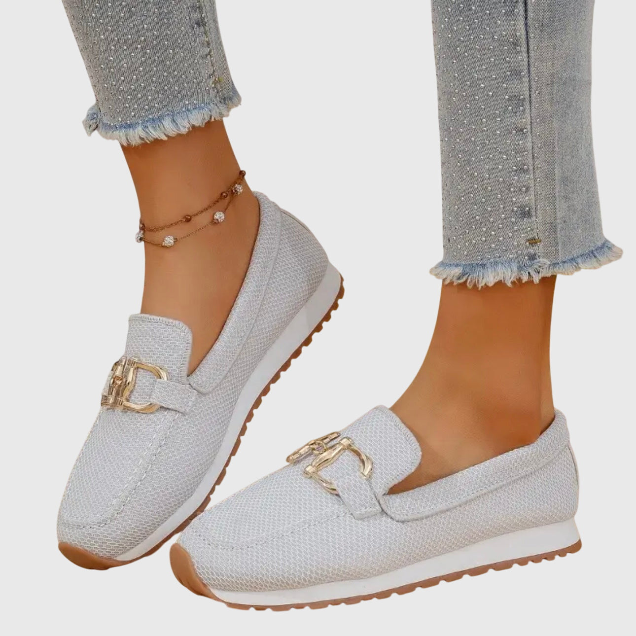 Women's Black Loafers - Stylish Orthopedic Comfort Shoes for Everyday Wear