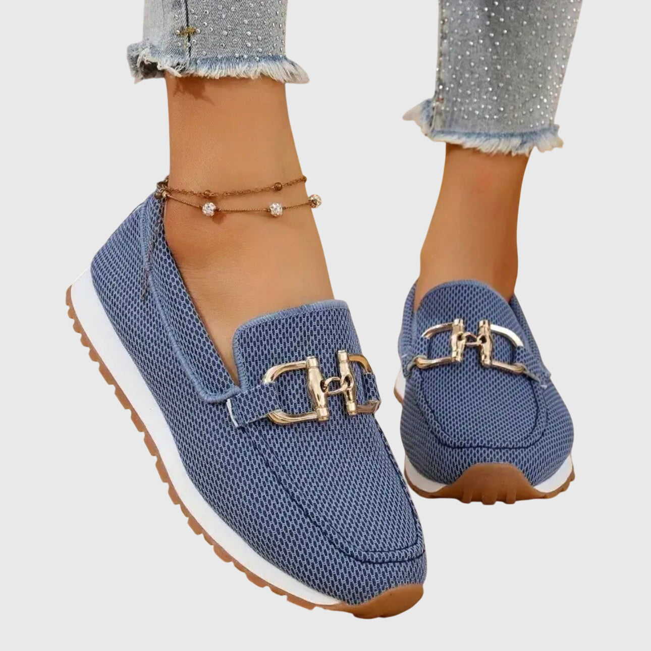 Women's Orthopedic Black Loafers - Stylish Comfort Shoes for Everyday Elegance