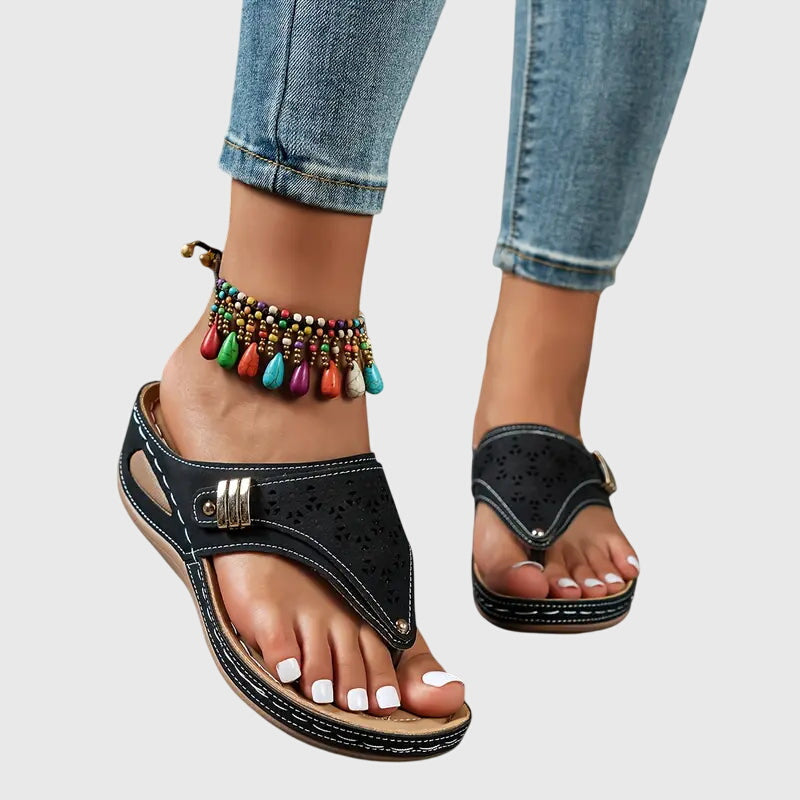 Women's Orthopedic Comfort Sandals - Stylish Supportive Footwear for Everyday Use
