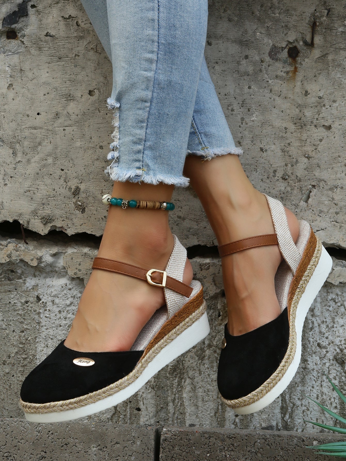 Women's Orthopedic Espadrille Wedge Shoes - Stylish Comfort for Everyday Wear