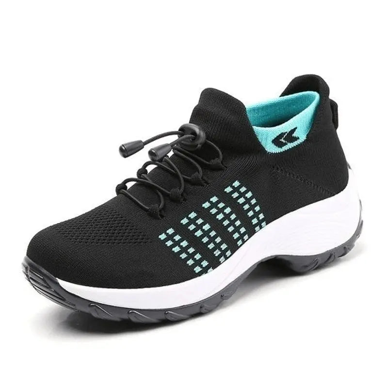 Women's Orthopedic Sneakers - Supportive and Flexible Footwear for All-Day Comfort
