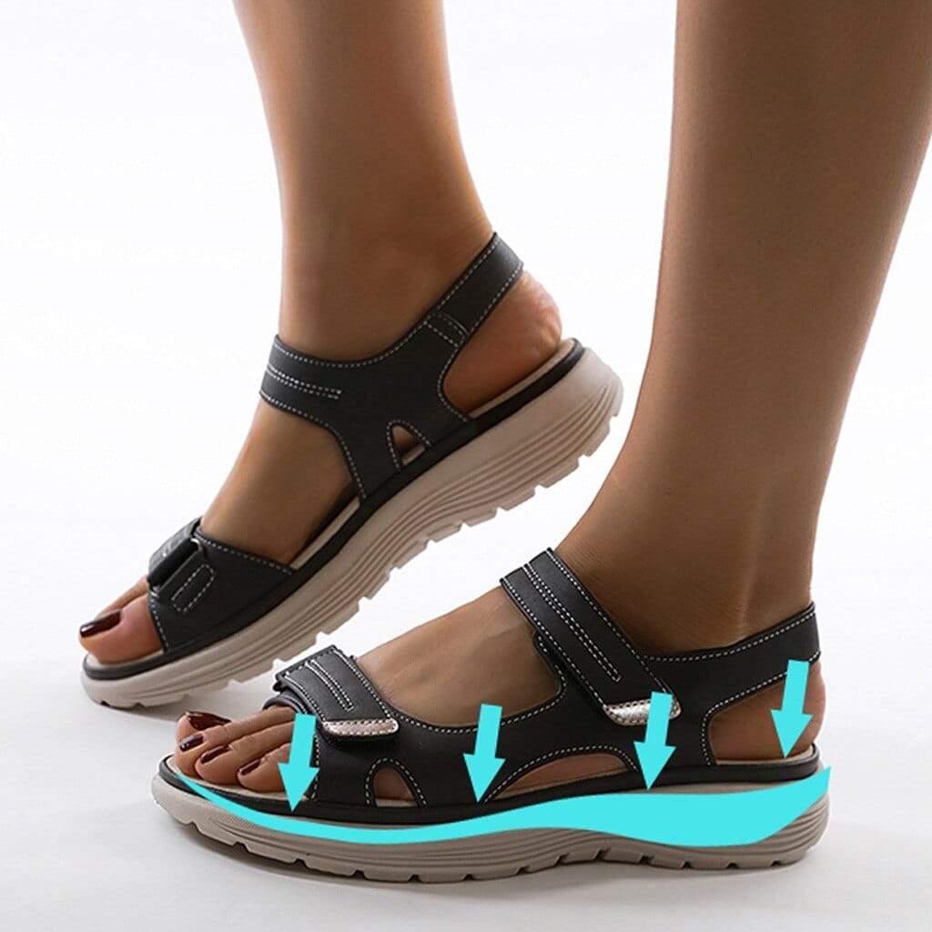 Women's Orthopedic Summer Sandals - Comfortable Soft Sole Footwear for All-Day Support