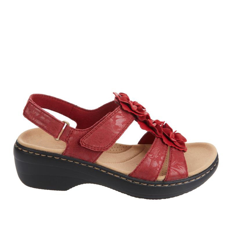 Women's Stylish Orthopedic Sandals - Chic Floral Design for All-Day Comfort and Support