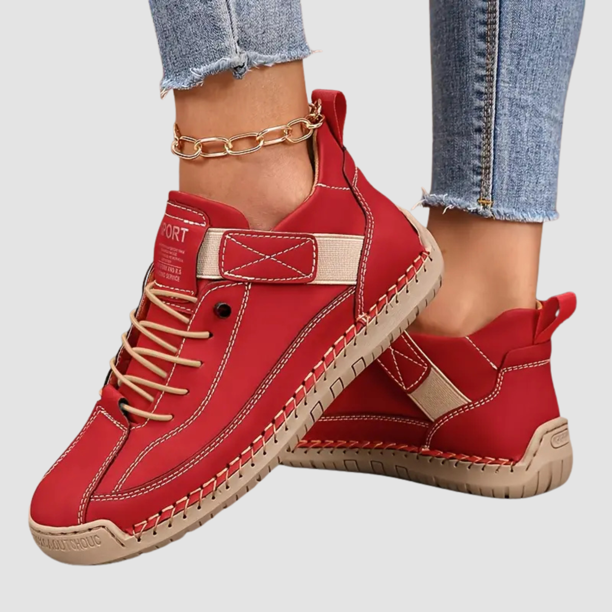 Women's Supportive Orthopedic Sneakers - All-Day Comfort Footwear for Active Lifestyles