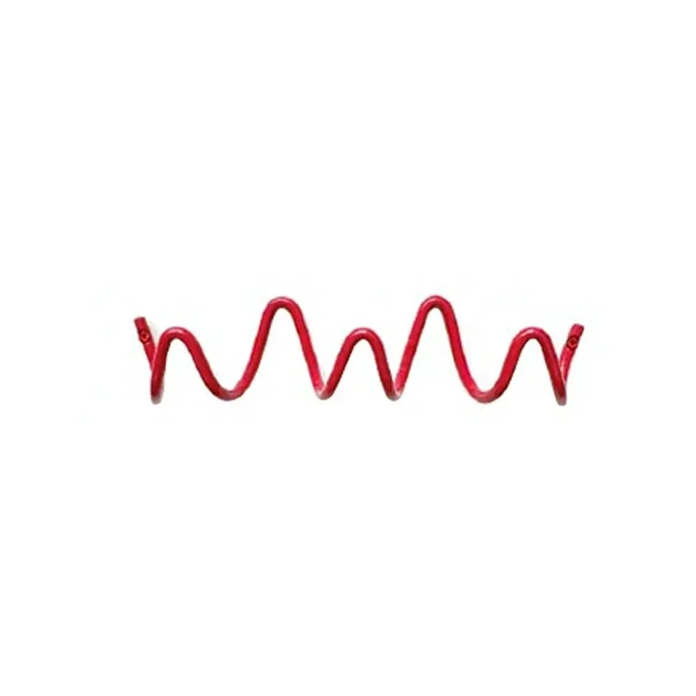 Wrought Iron Wall Hook - Modern Wave Design 19