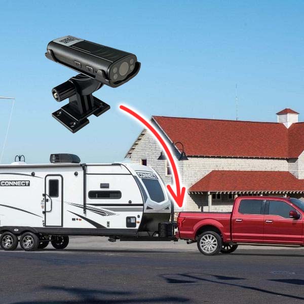 Wireless Reverse Hitch Camera, 150° Wide Angle