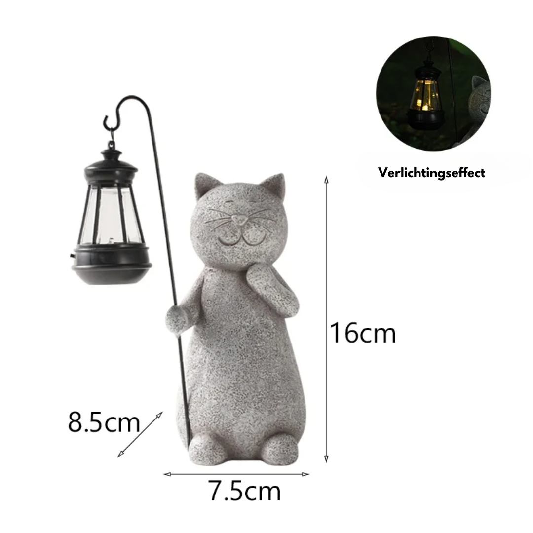EnchantedKitty - Chat Décoratif de Jardin