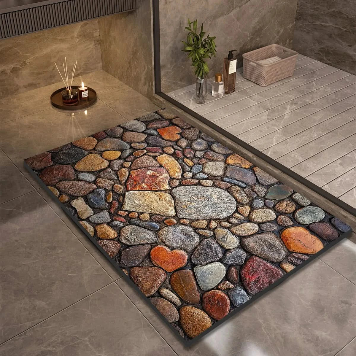 Tapis de Bain en Diatomite Antidérapant - 9