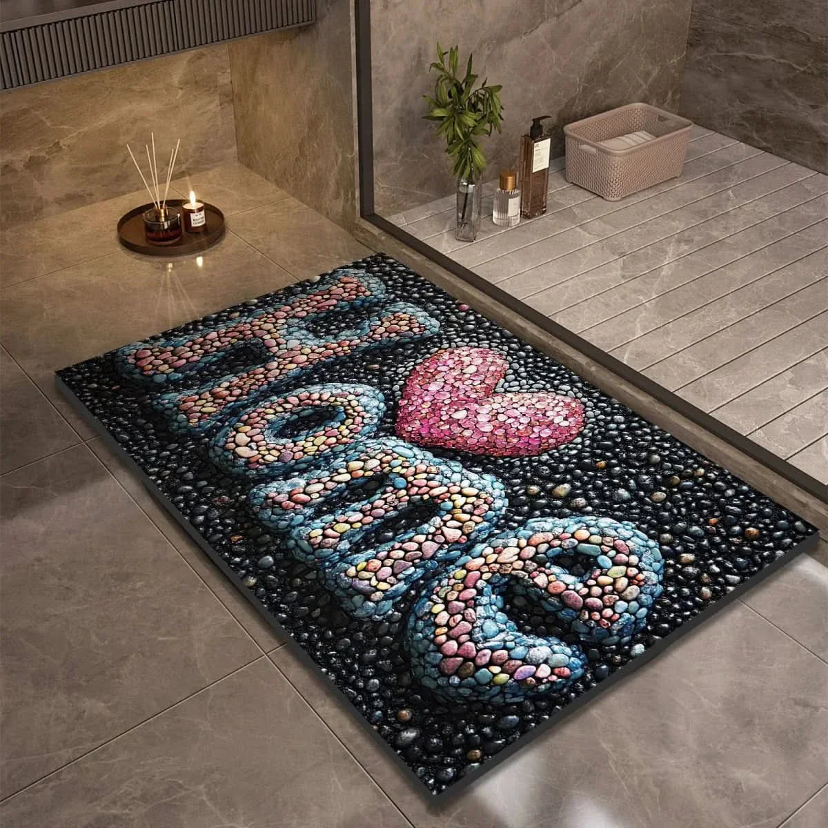 Tapis de Bain en Diatomite Antidérapant - 1