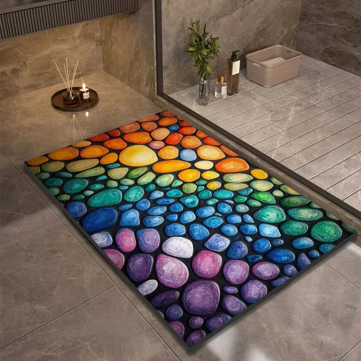 Tapis de Bain en Diatomite Antidérapant - 12