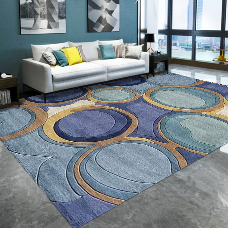 Large Abstract Print Area Rug, 200 x 300 cm