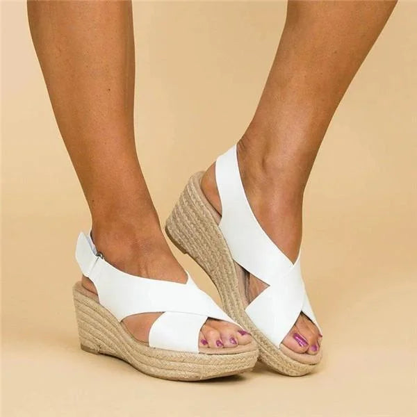 Espadrilles Compensées Confort pour Femme