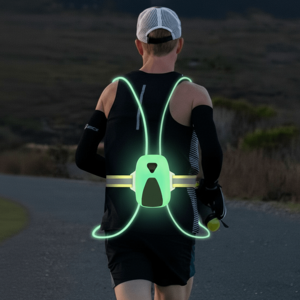 Deepzone Gilet LED de Sécurité Ajustable