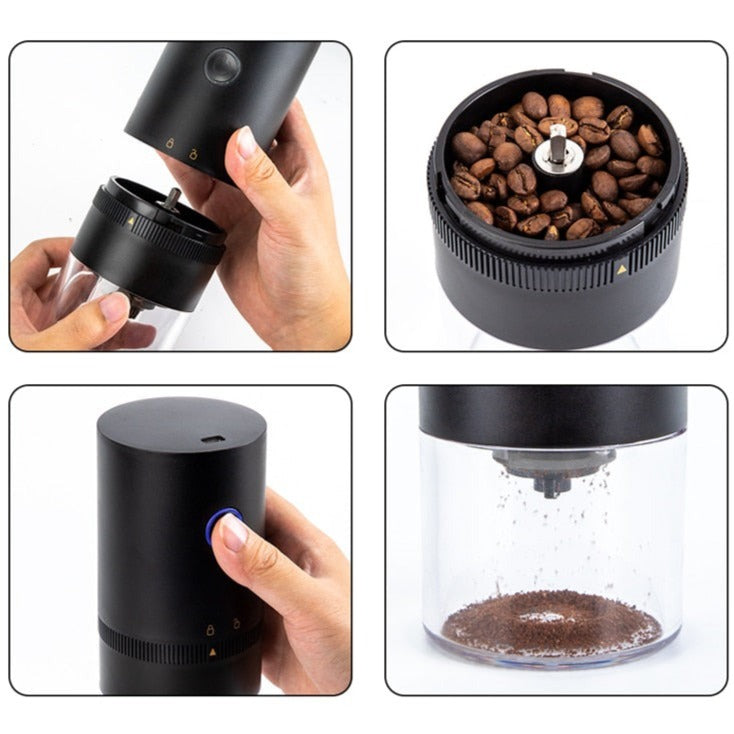 GrindMaster Coffee - Moulin à Café Électrique Portable