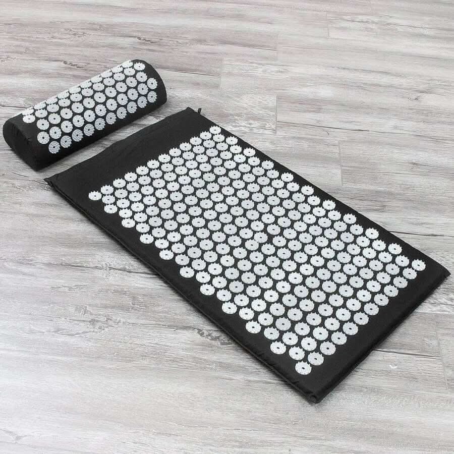 Relaxpress - Acupressure yoga mat & cushion set for natural pain relief & relaxation