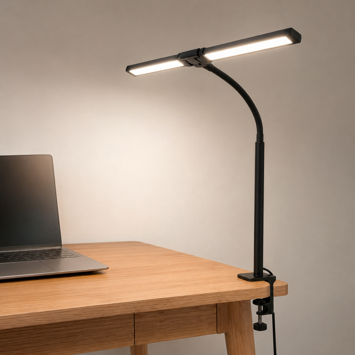 Dimmable LED Desk Lamp with Flexible Neck