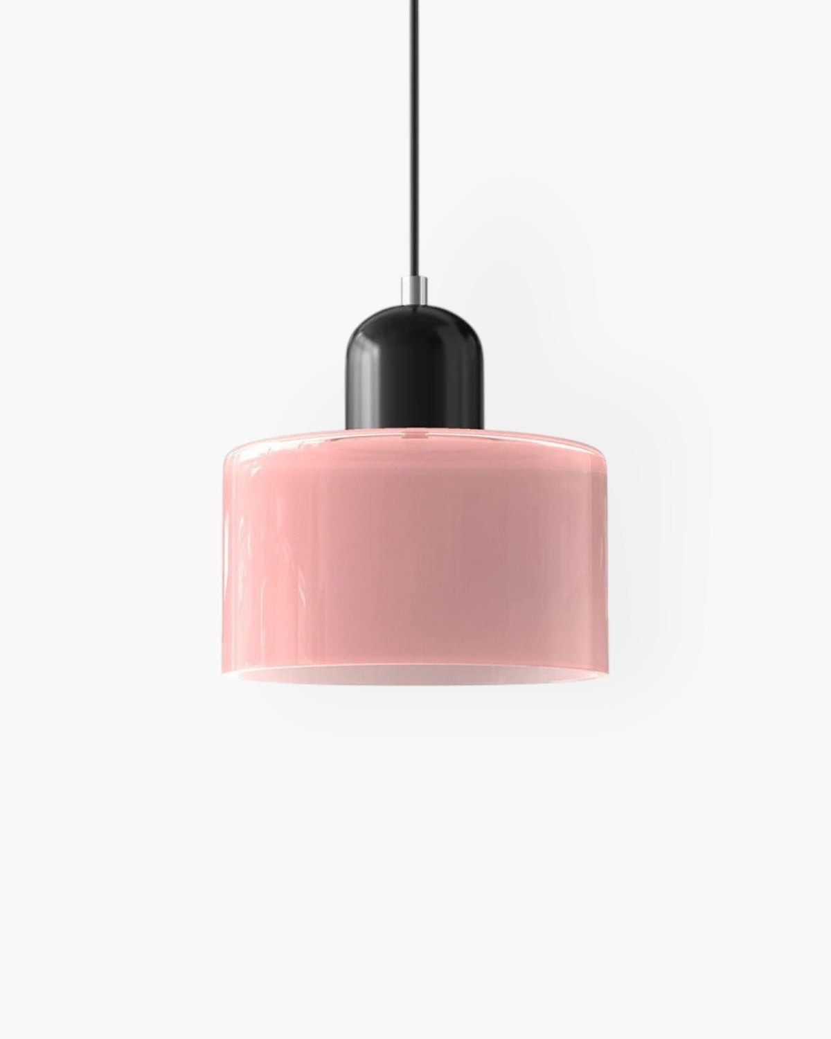 Petite suspension en verre coloré, 15 cm