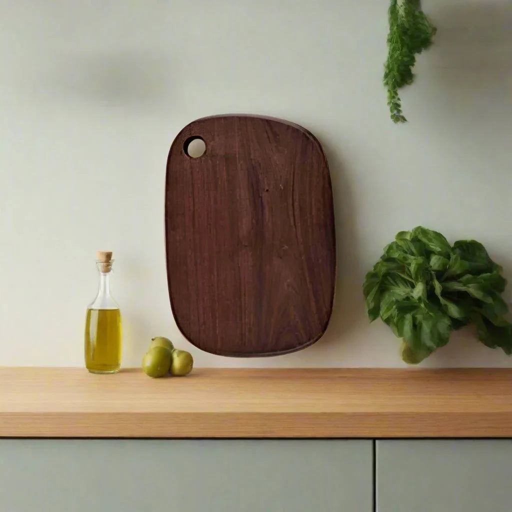 Planche à découper et de service en noyer