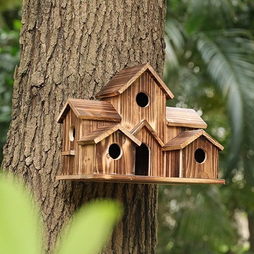 NatureNest - Nichoir en Bois Fait Main