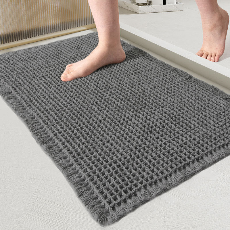 Tapis de bain nid d'abeille absorbant