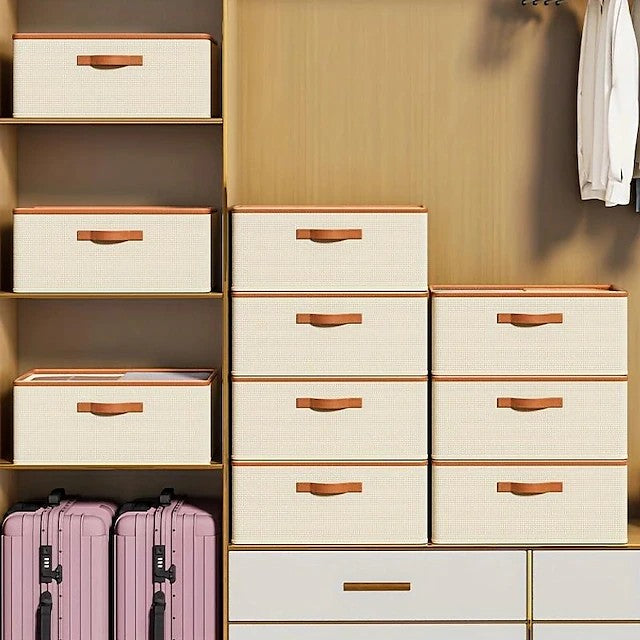Foldable Storage Box with Dividers, 50 × 40 cm