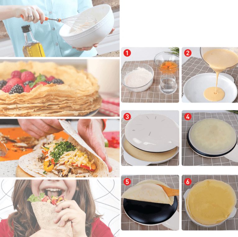 CrepeMaster - Crêpière Électrique 20 cm