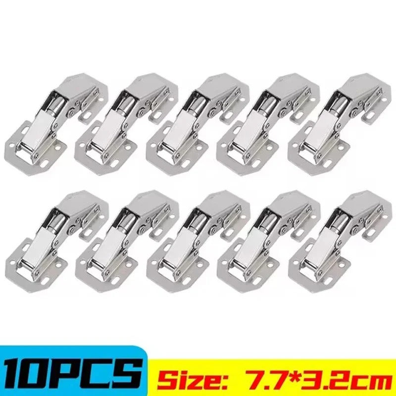 Lot de 10 Charnieres de Cabinet a Fermeture Douce