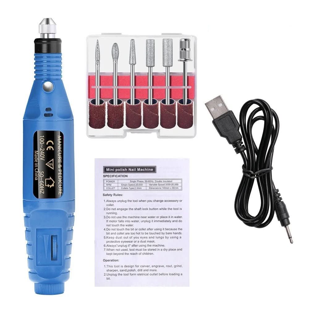 Airsole Electric 6-in-1 Manicure Pedicure Set