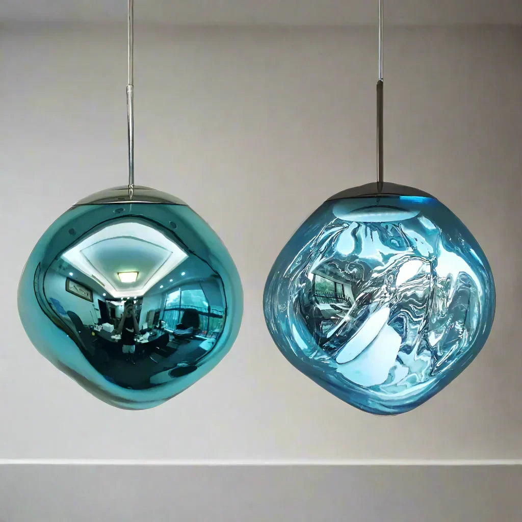 Nordic Glass Pendant Light, 18 to 48 cm