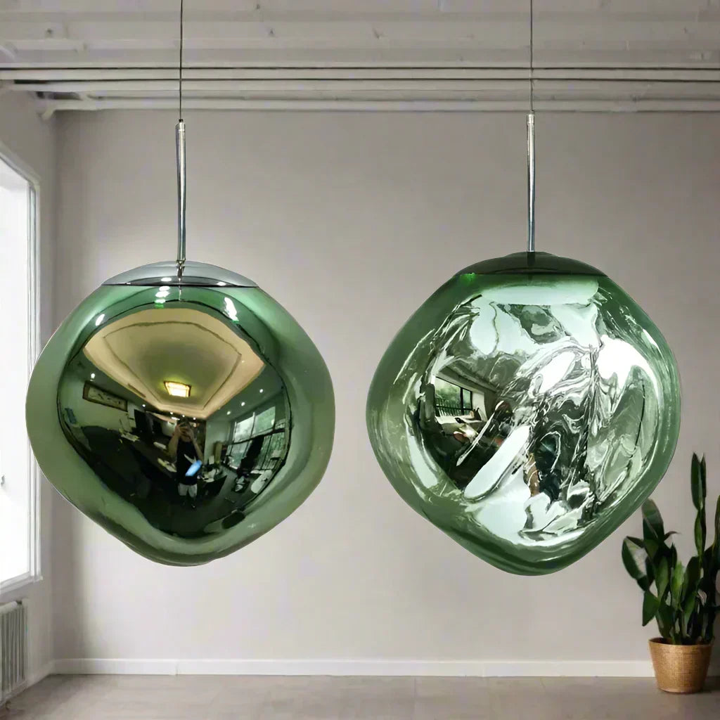 Nordic Glass Pendant Light, 18 to 48 cm
