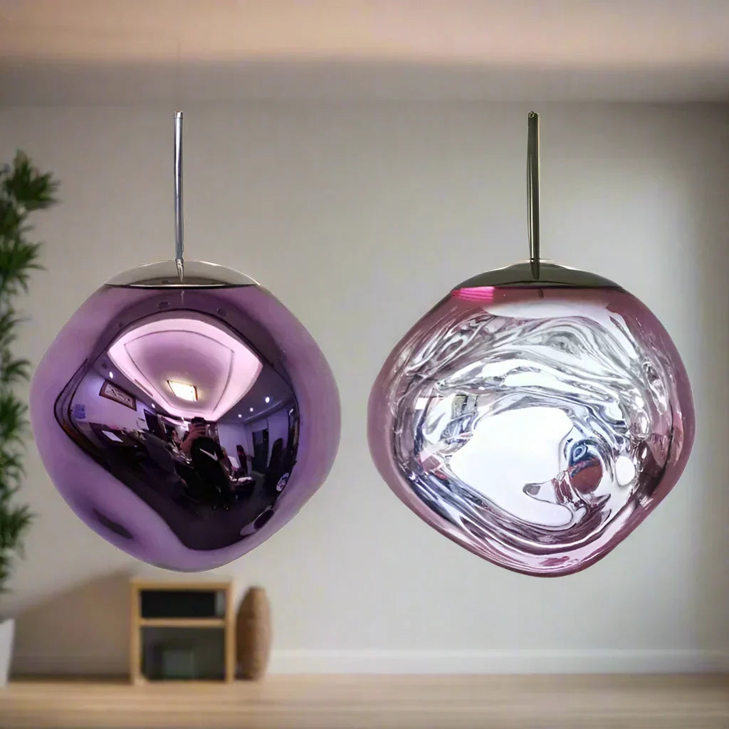 Nordic Glass Pendant Light, 18 to 48 cm