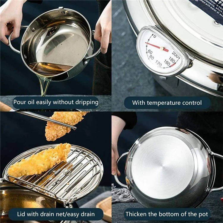 Japanese Deep Frying Tempura Pot