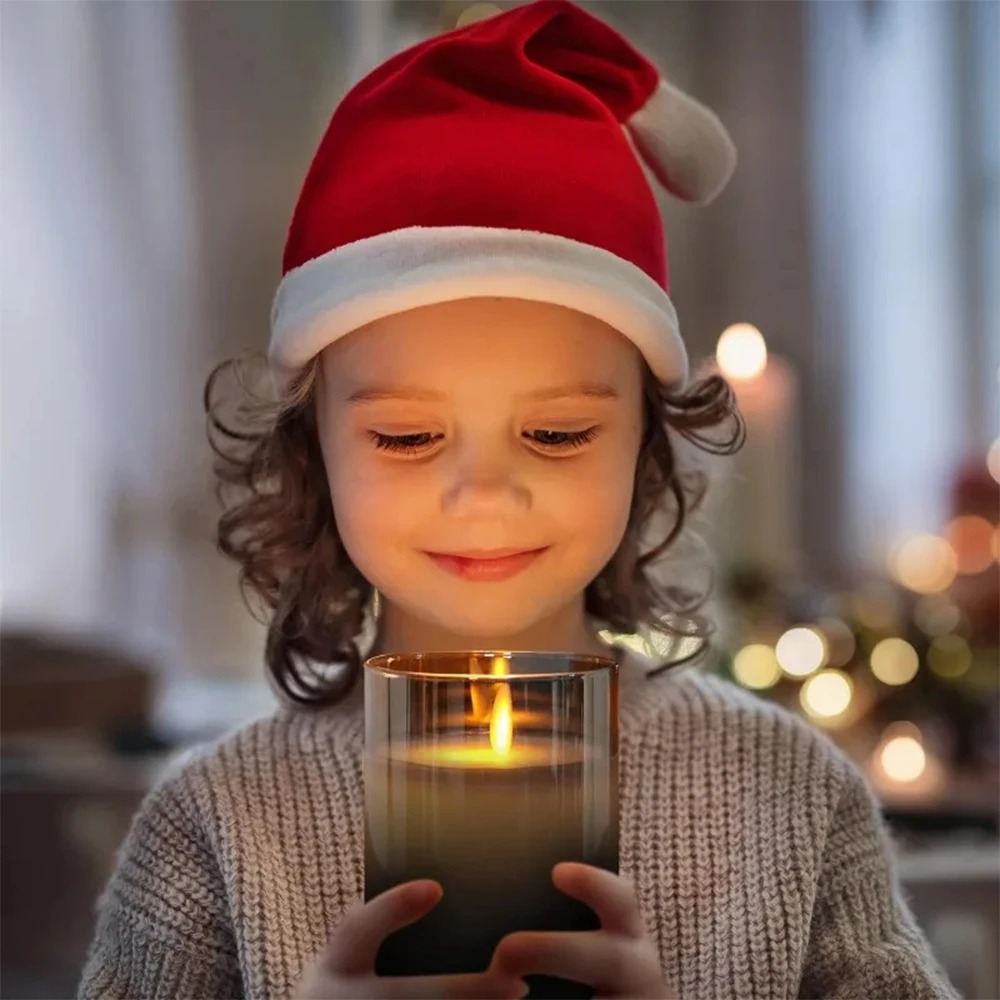 Bougies sans flamme réalistes avec télécommande