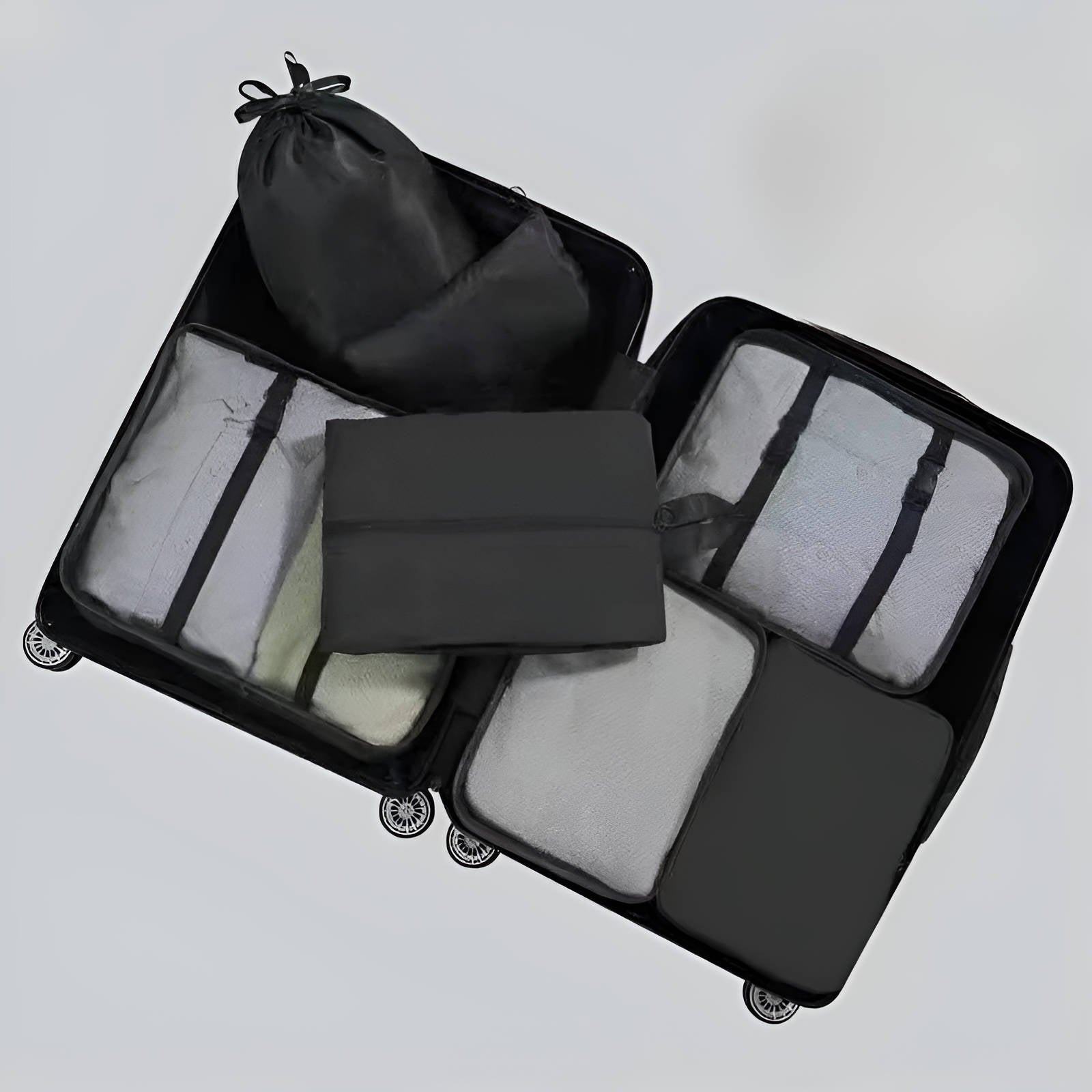 7-Piece Travel Packing Cubes Set