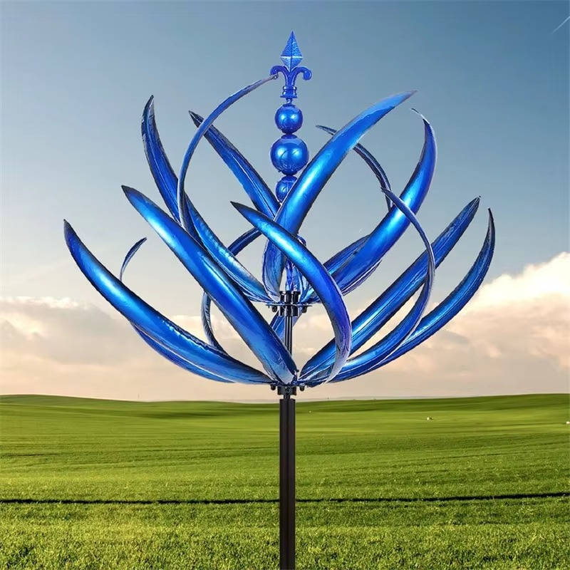 Éolienne Décorative en Métal