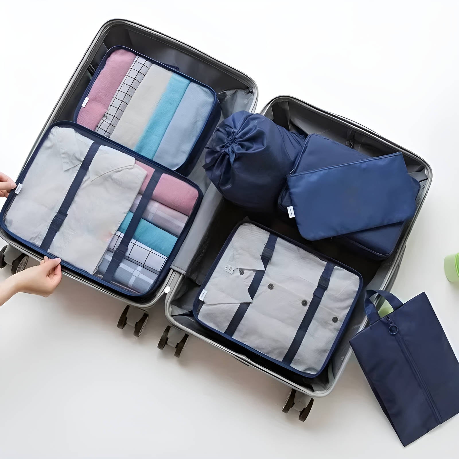 7-Piece Travel Packing Cubes Set