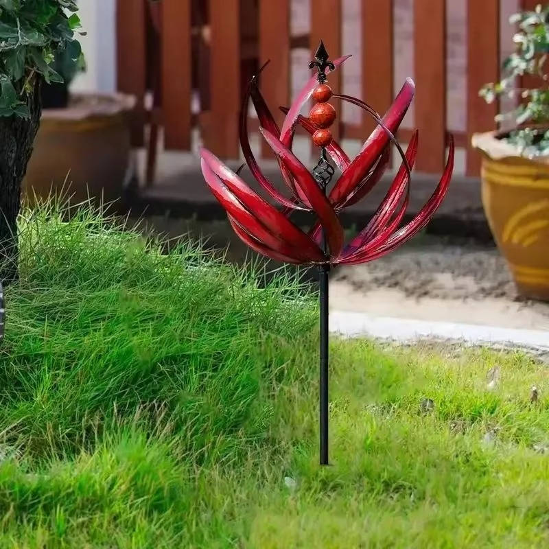 Éolienne Décorative en Métal