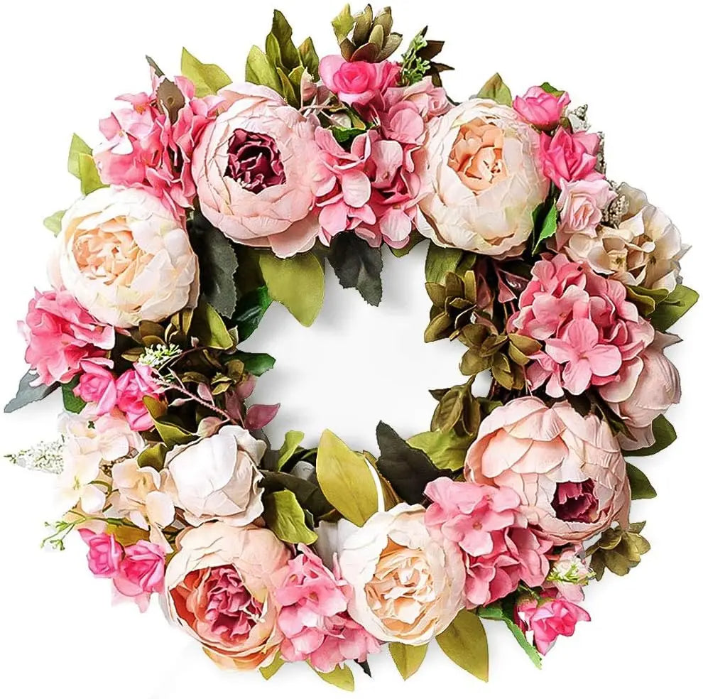 Couronne Ronde de Pivoines