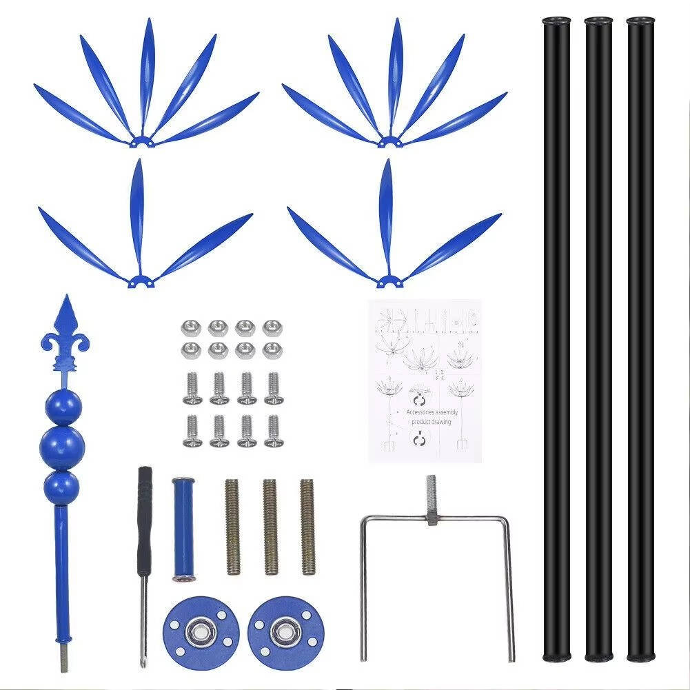 Éolienne Décorative en Métal