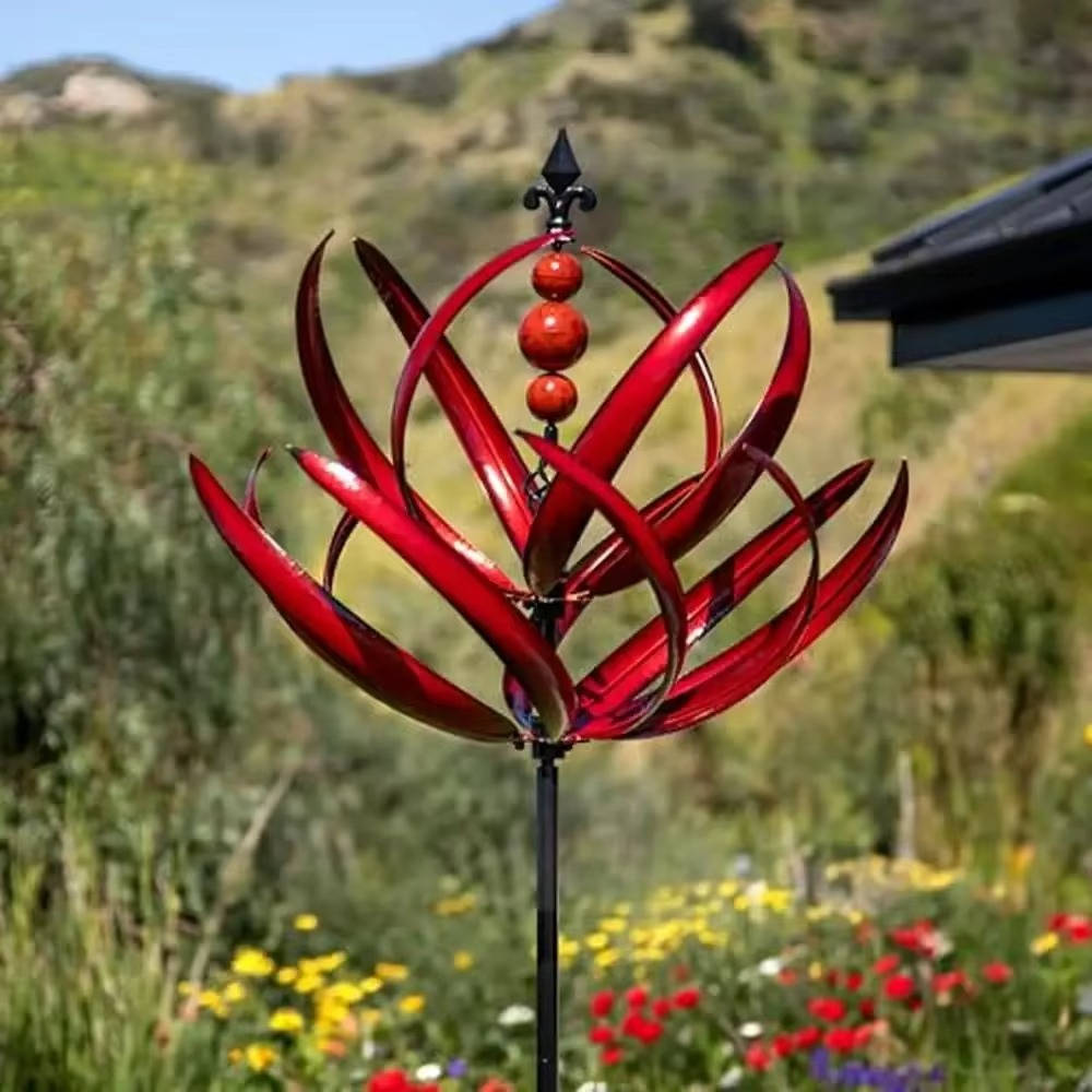 Éolienne Décorative en Métal