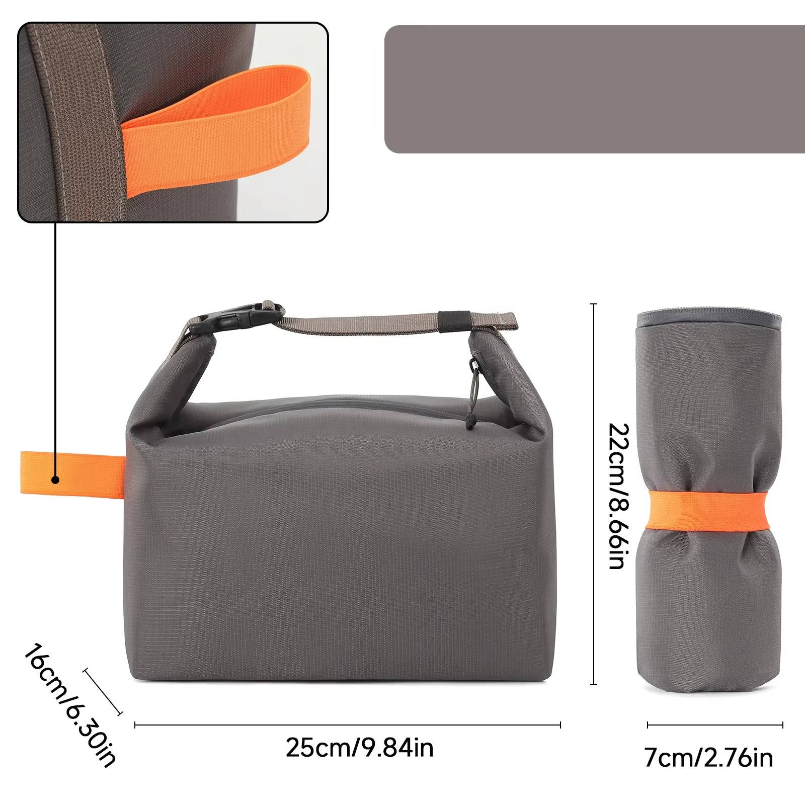 Insulated Lunch Bag with Triple-Layer Thermal System